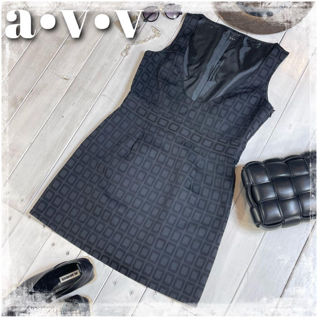 『a・ｖ・ｖ』ワンピース　ブラック　サイズ４０