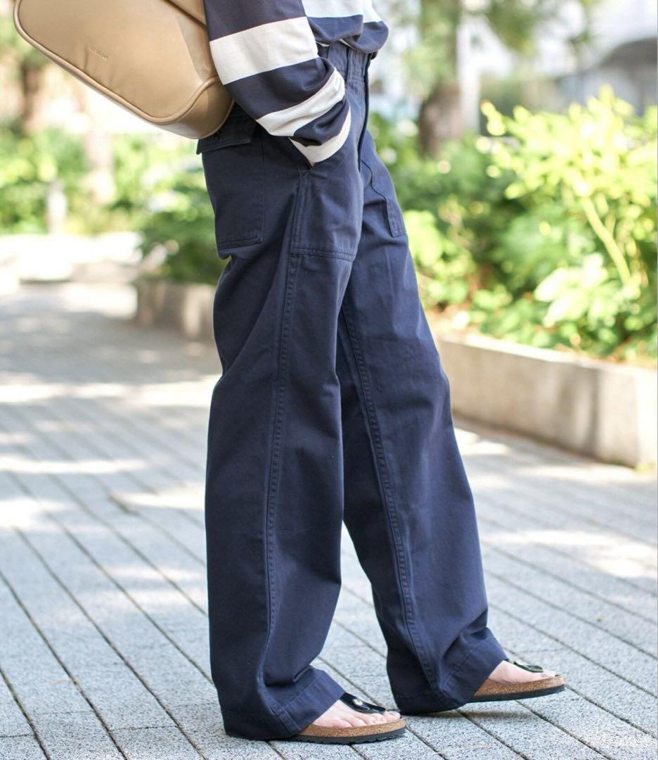 2025今期　Spick and Span ルーズベイカーパンツ Spick and Span ルーズベイカーパンツ カーキ