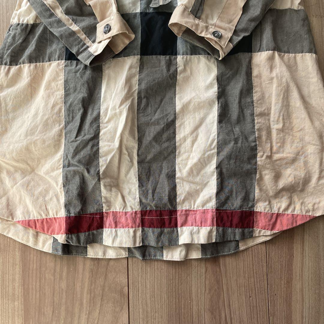 美品 バーバリー BURBERRY チェック柄 プリーツ ワンピース 110 人気ショップが最安値挑戦！】 BURBERRY チェック柄 ワンピース