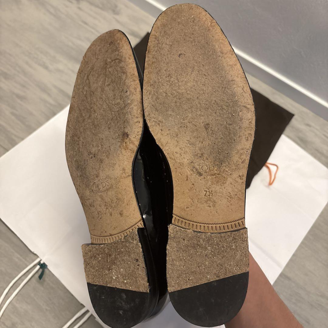 TOD'S ブラックローファー 7.5