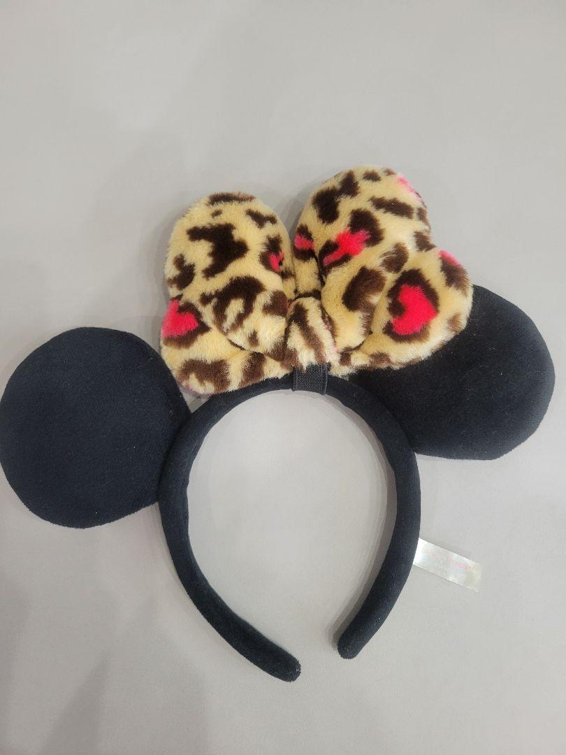 【Disney】US Disney Parks ミニー レオパード柄 カチューシャ 画像3 / 20＞ヒョウ柄のミニーが可愛すぎ！ディズニーのもこもこ