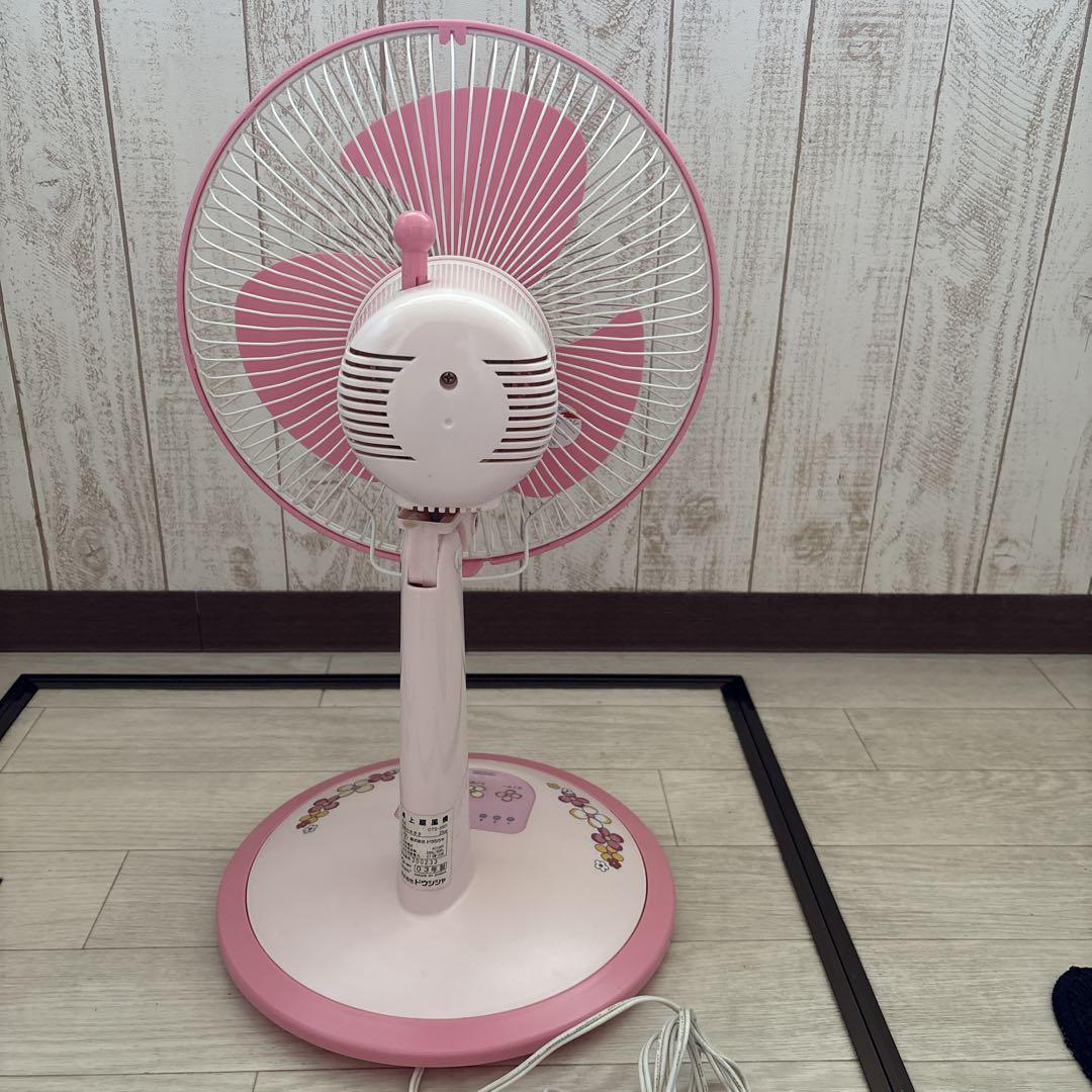 ハローキティ ピンク扇風機 レトロ - メルカリ