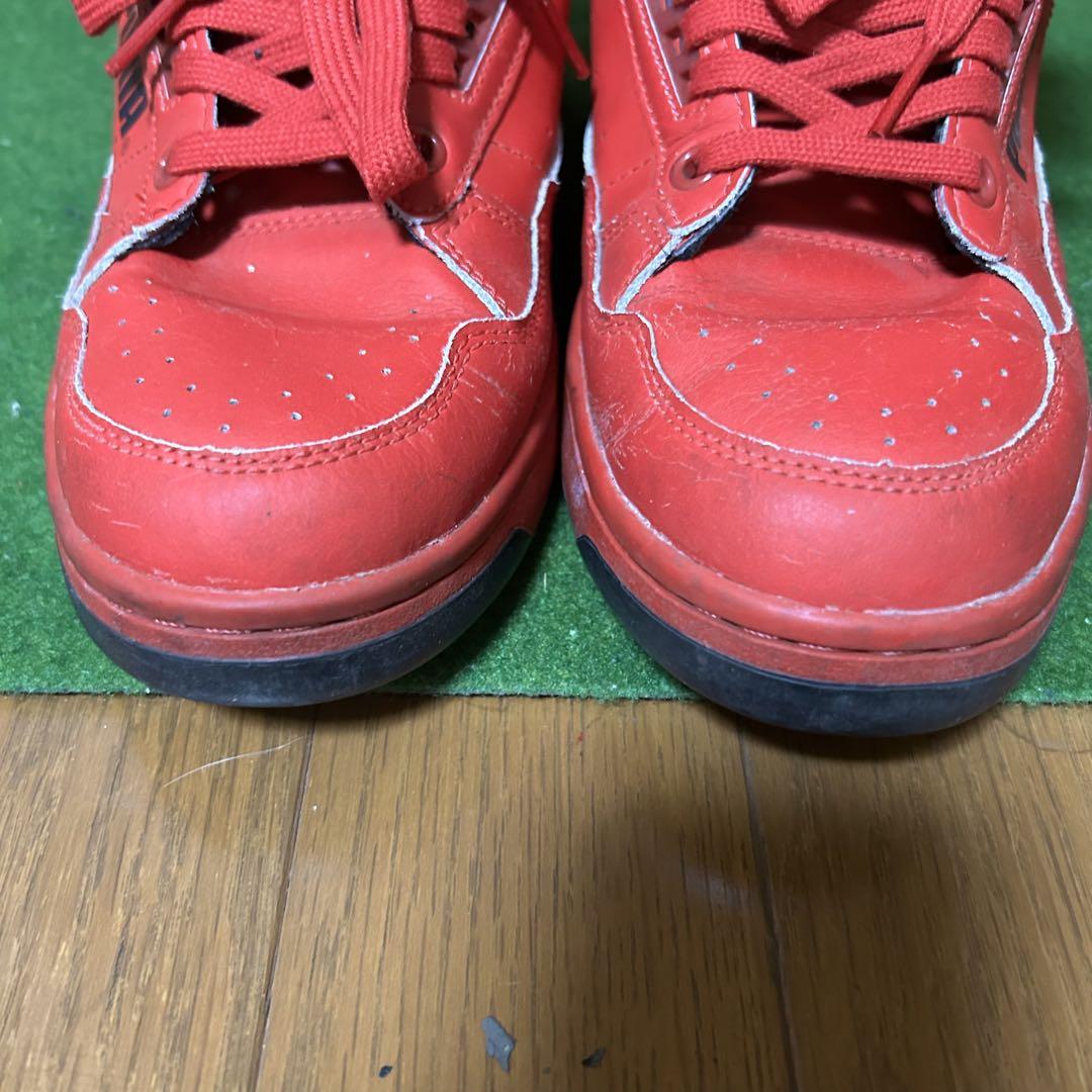 PUMA CAT 豹柄 ハイカット スニーカー 赤 レッド プーマキャット