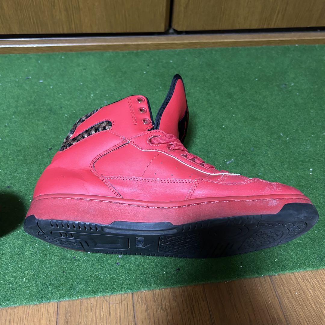 PUMA CAT 豹柄 ハイカット スニーカー 赤 レッド プーマキャット