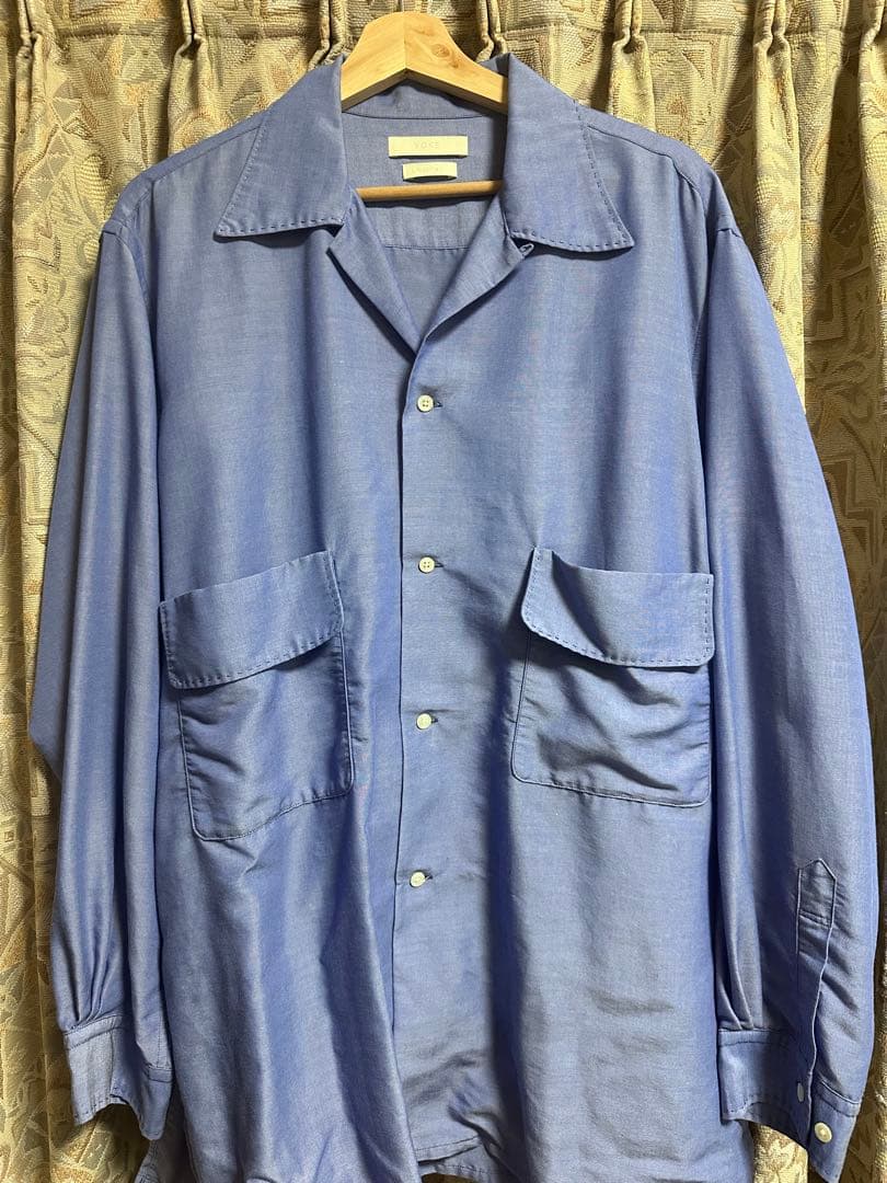 YOKE ブルー 長袖シャツL YOKE