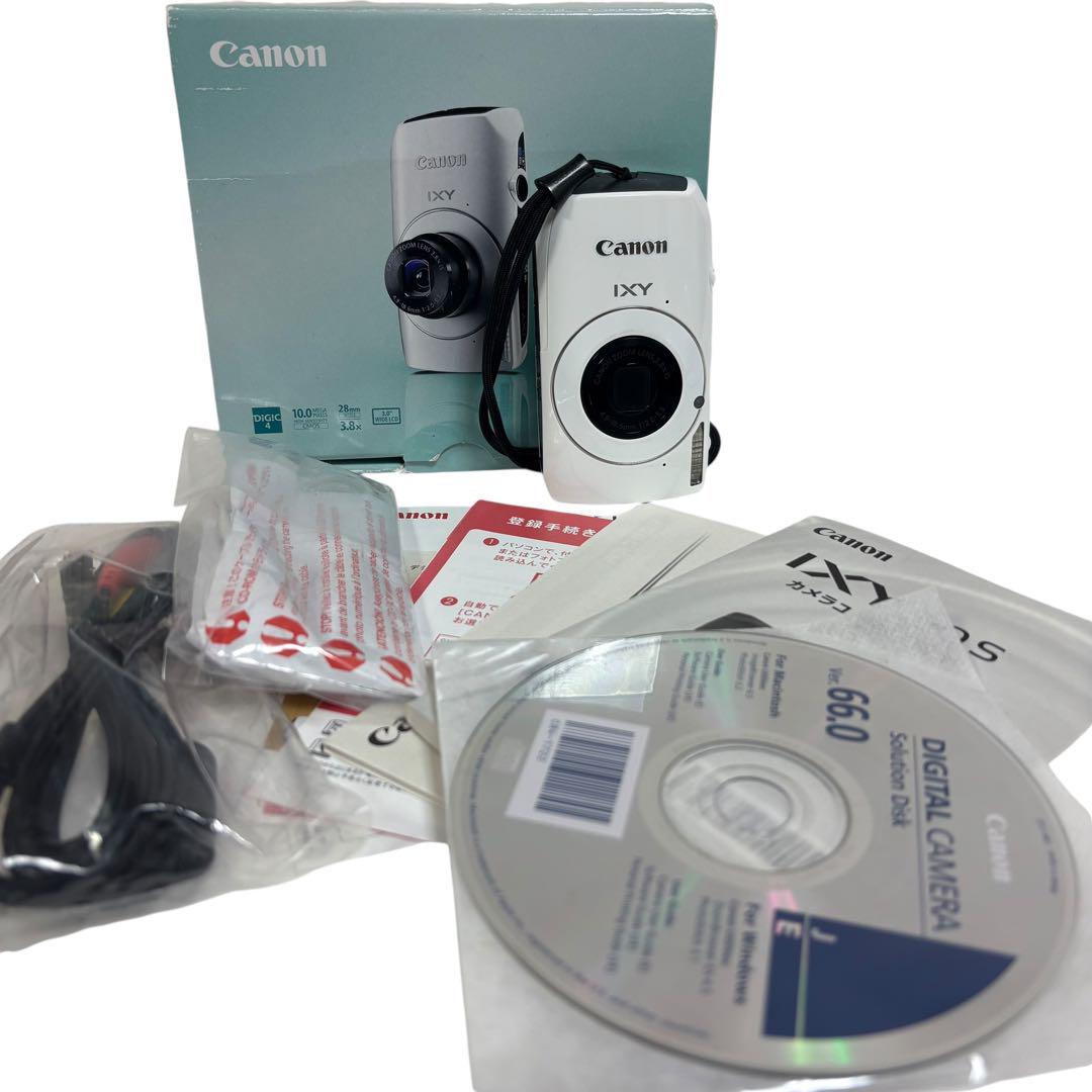 【動作品】Canon IXY30S ホワイト コンパクトデジタルカメラ