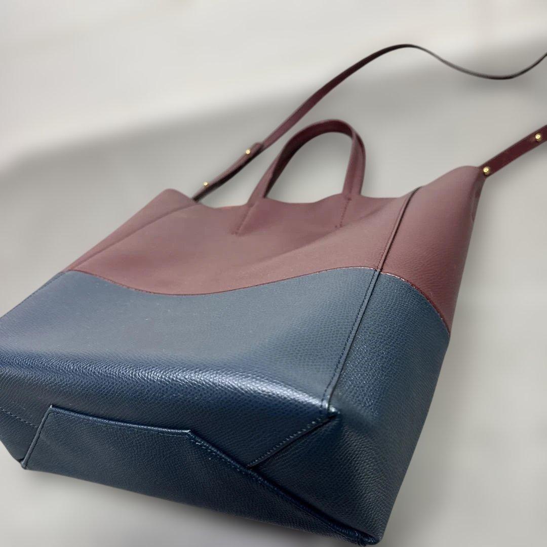 CELINE セリーヌ バーティカルカバ 2WAY トートバッグ カーフ CELINE セリーヌ バーティカルカバ 2WAY トートバッグ カーフ