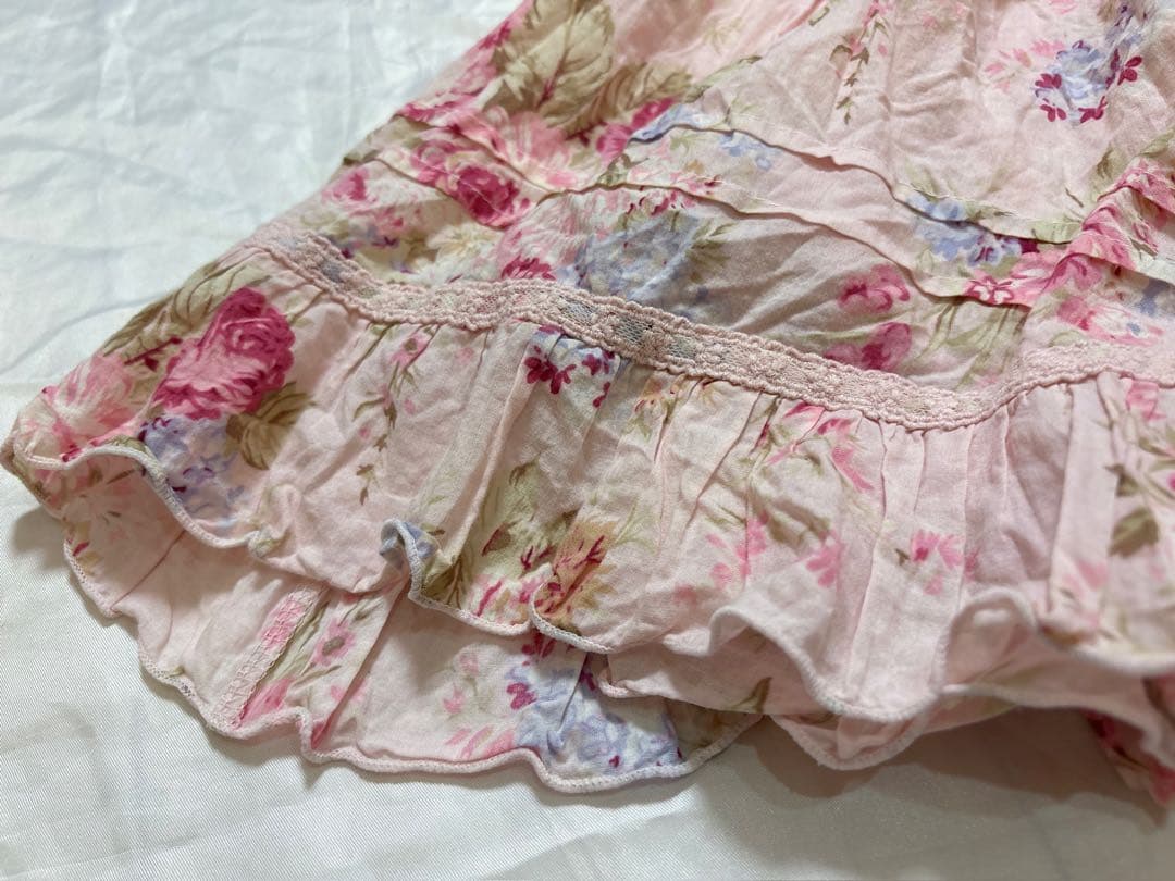 LIZLISA y2k 平成ギャル ホルターネックミニワンピース　 花柄