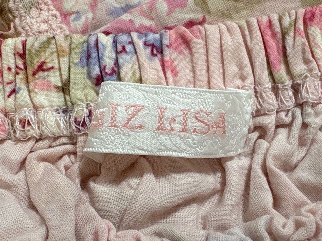 LIZLISA y2k 平成ギャル ホルターネックミニワンピース　 花柄