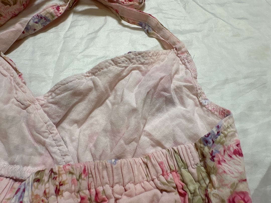 LIZLISA y2k 平成ギャル ホルターネックミニワンピース　 花柄