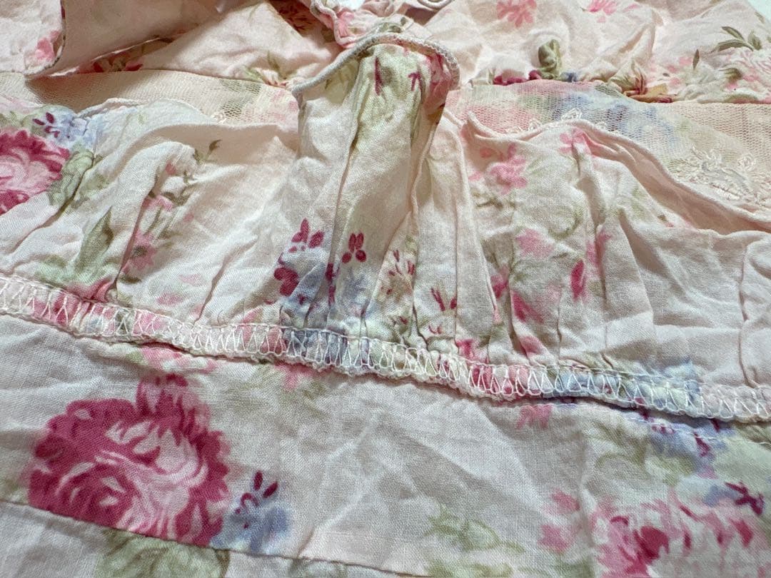 LIZLISA y2k 平成ギャル ホルターネックミニワンピース　 花柄