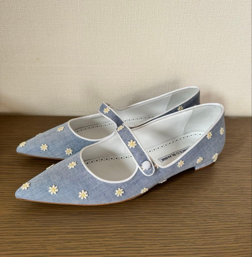 ★新品★MANOLO BLAHNIK マノロ ブラニク メリージェーン 39