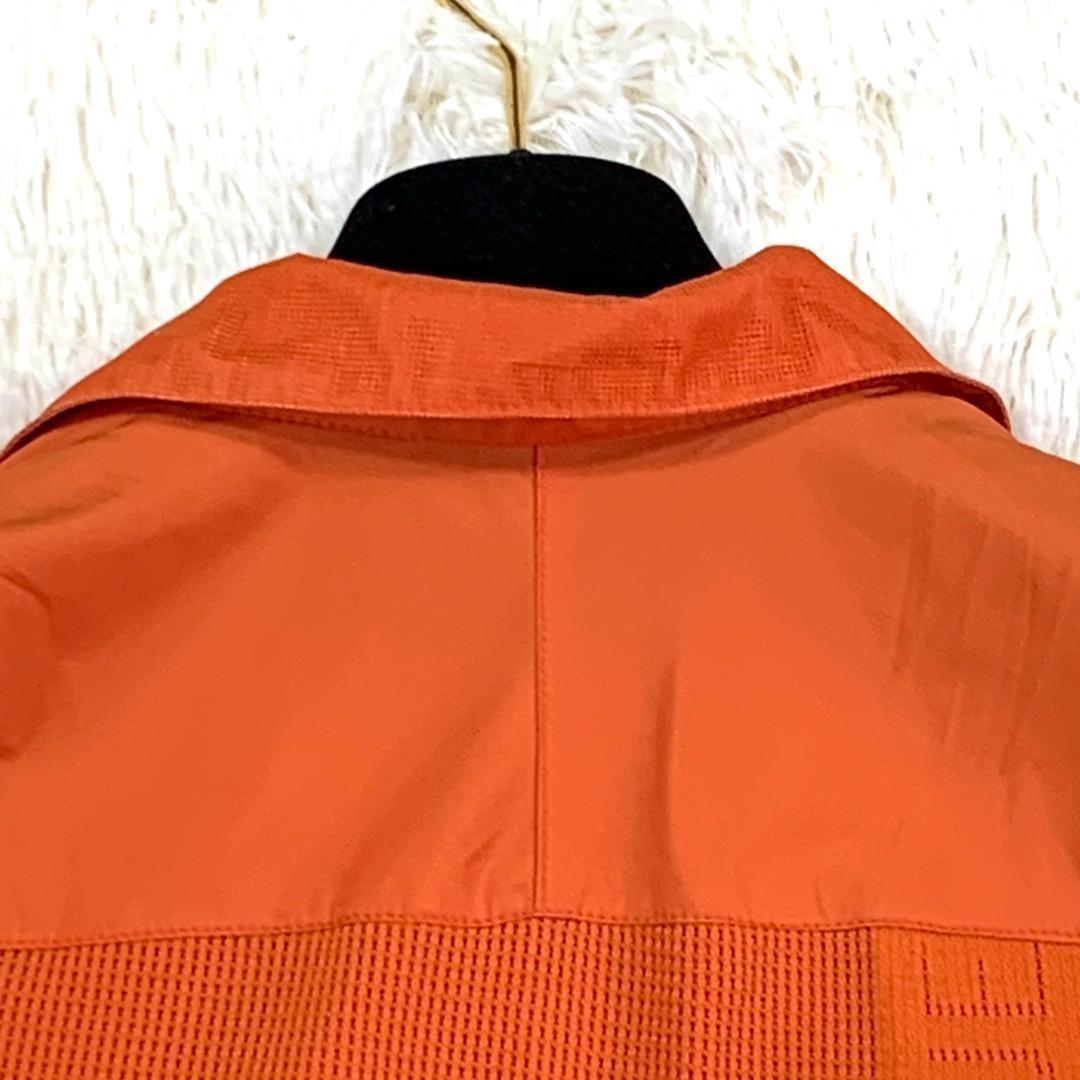 美品✨フェンディ ナイロンベスト　異素材切替　ドロースト付　イタリア製　38 美品✨フェンディ ナイロンベスト 異素材切替 ドロースト付