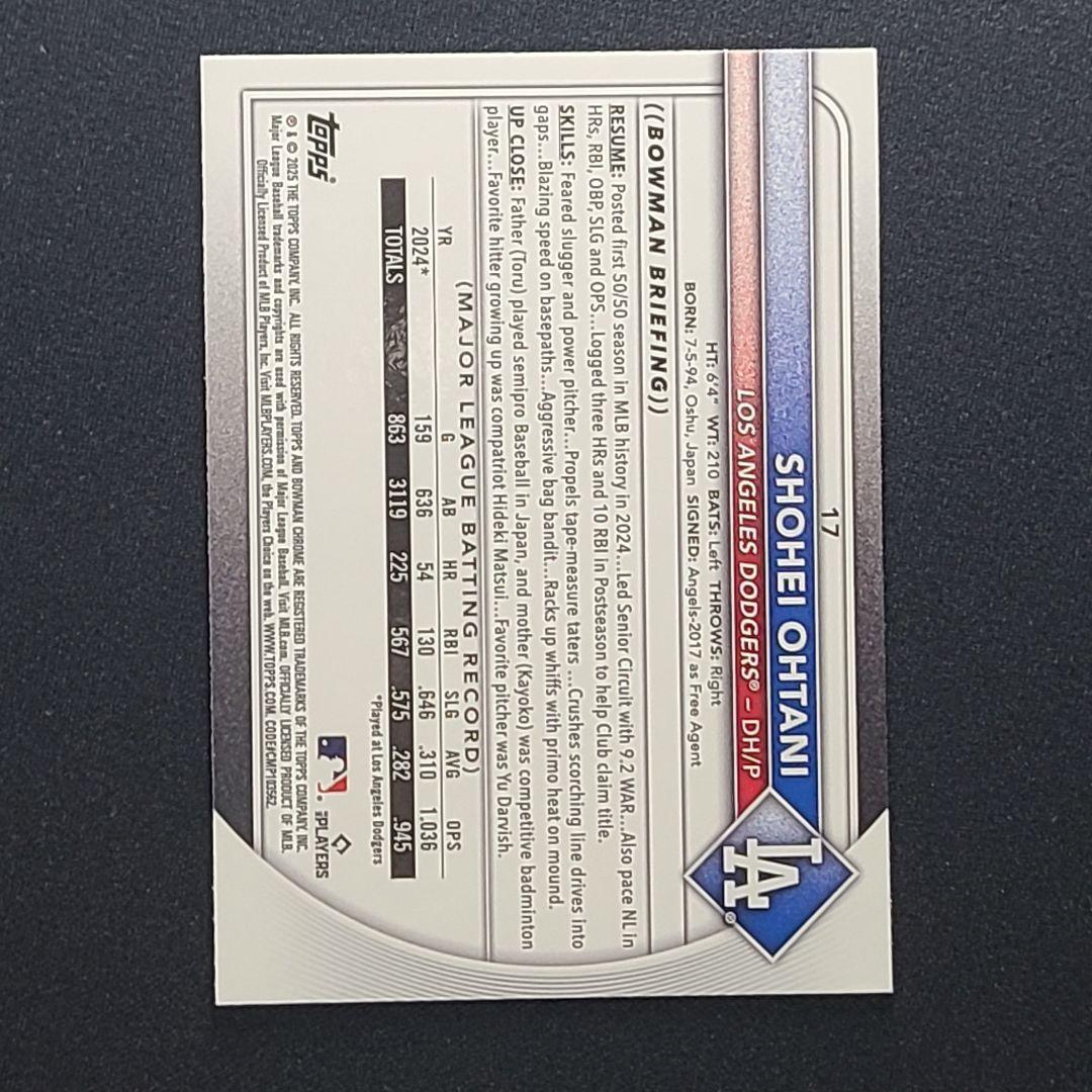 2023 Topps Now 大谷翔平 ドジャース契約記念カード