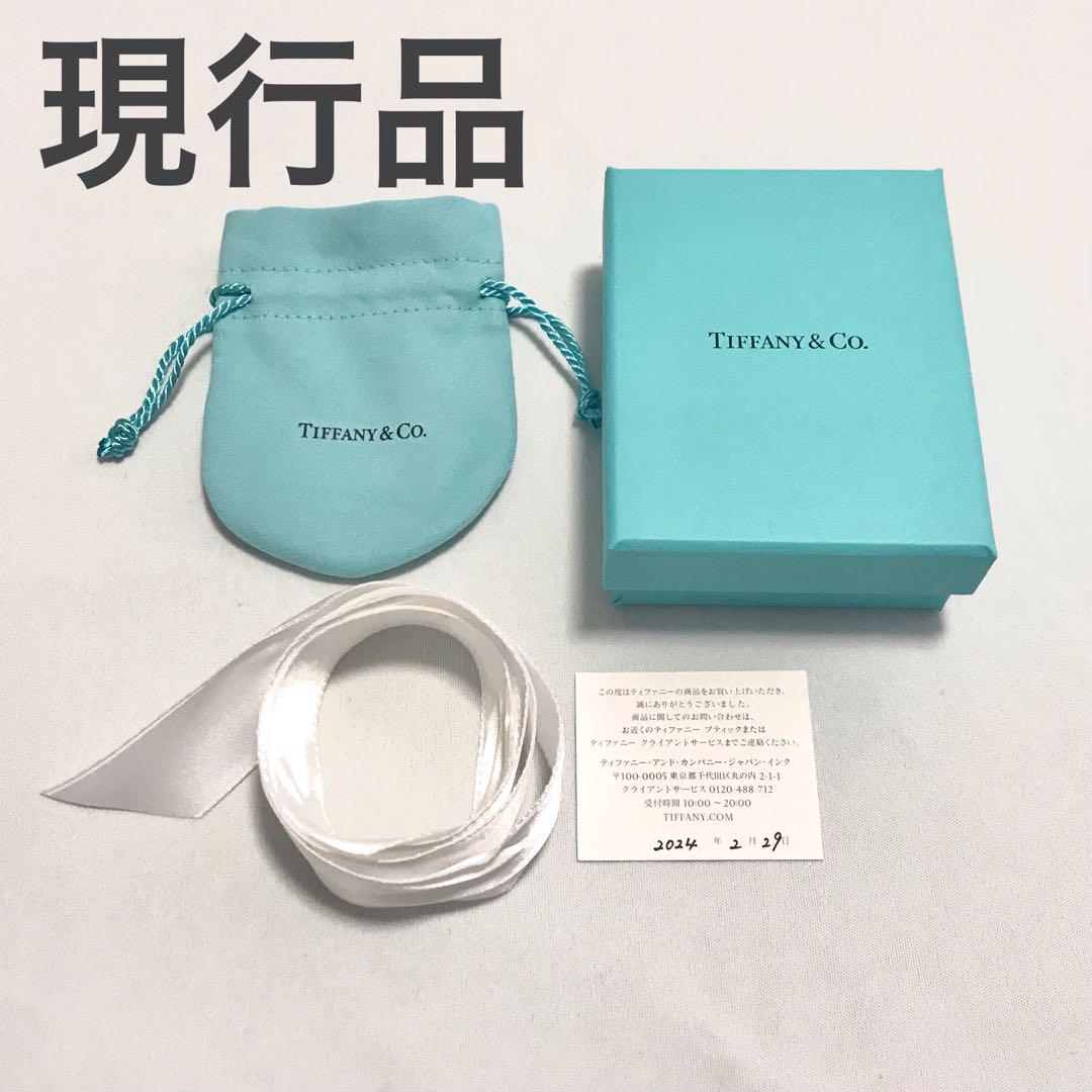 【現行品】ティファニーラッピング用ボックス、アクセサリーケース、リボン
