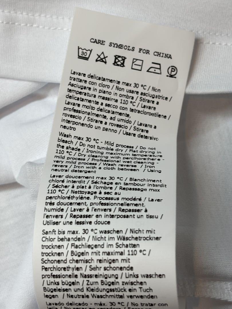 2025SS Max Maraマックスマーラ パパイア ロゴ繍 Tシャツ