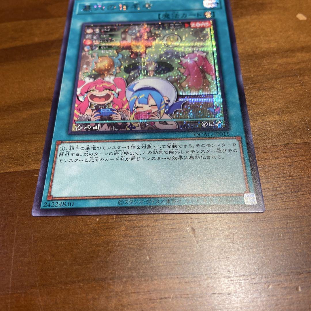 買得 遊戯王 カード シークレット 絵違い イラスト違い 墓穴の