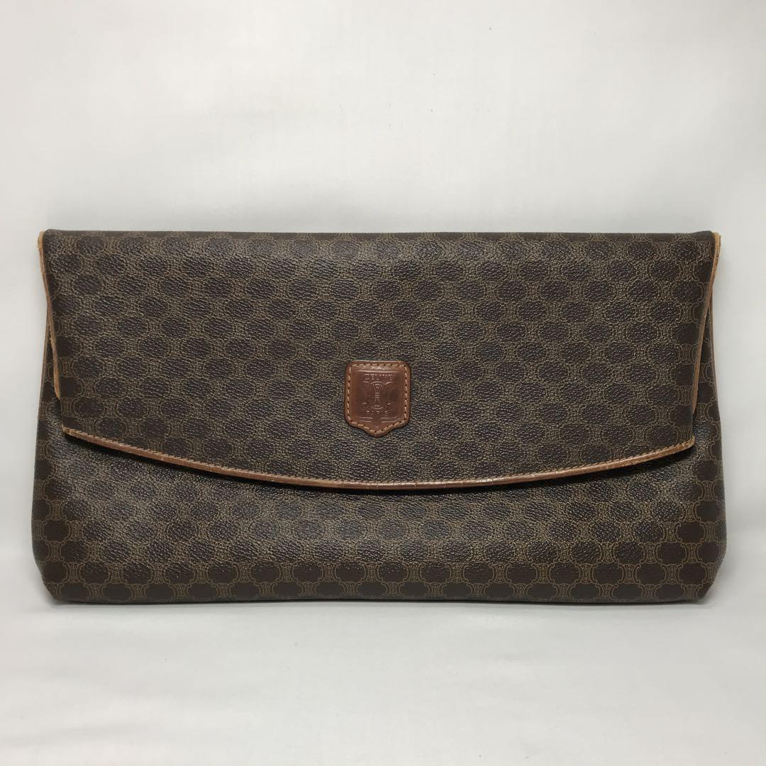 3120 CELINE マカダム ロゴ セカンドバッグ クラッチバッグ 【ついに
