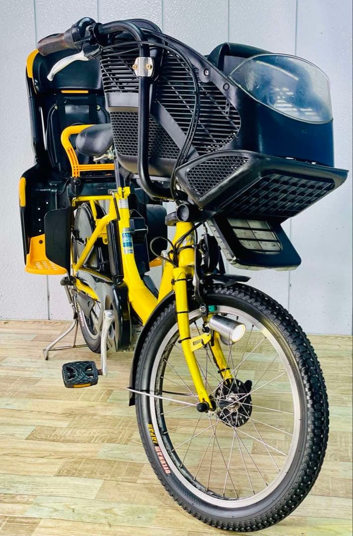 2786ブリヂストン8.7アンペア3人乗り対応子供乗せ 電動アシスト自転車YAMAHA