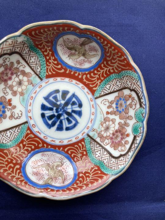 伊万里赤絵花鳥千鳥文小皿セット 古伊万里や有田焼 九谷焼や骨董市好きにも 1zpK0-m84880723849 色絵 再入荷好評
