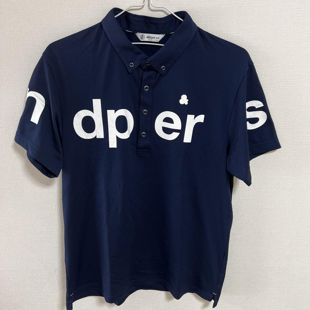 and per se ネイチャーブリッド半袖ポロシャツ(メンズ) 24SS