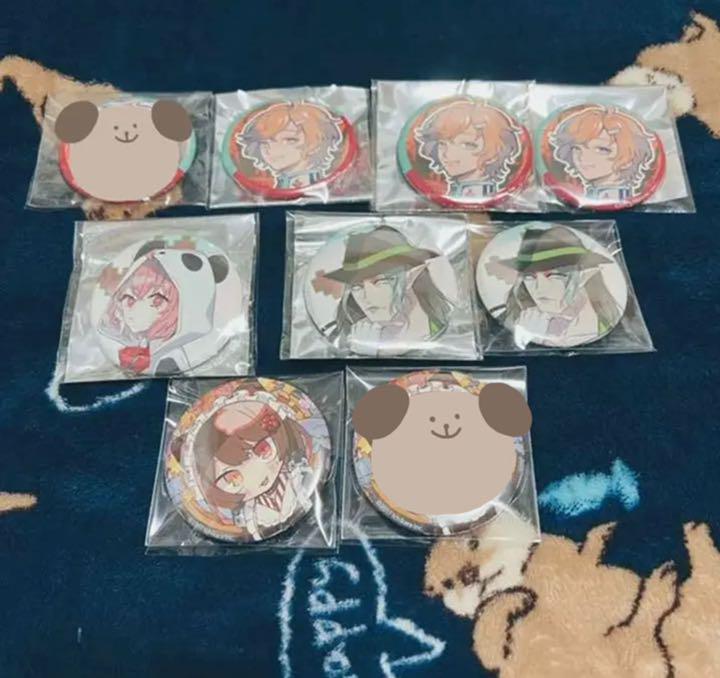 にじさんじ 葛葉 缶バッジ 2019年 秋グッズ 秋にピッタリなにじさんじの秋グッズが登場！「にじさんじ秋