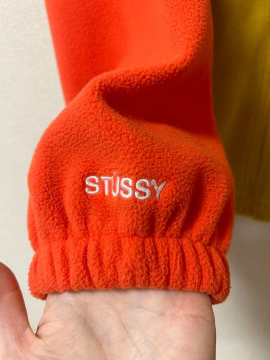 激安単価でSTUSSY ステューシー 企業モノ Y2K フリースジャケット 袖