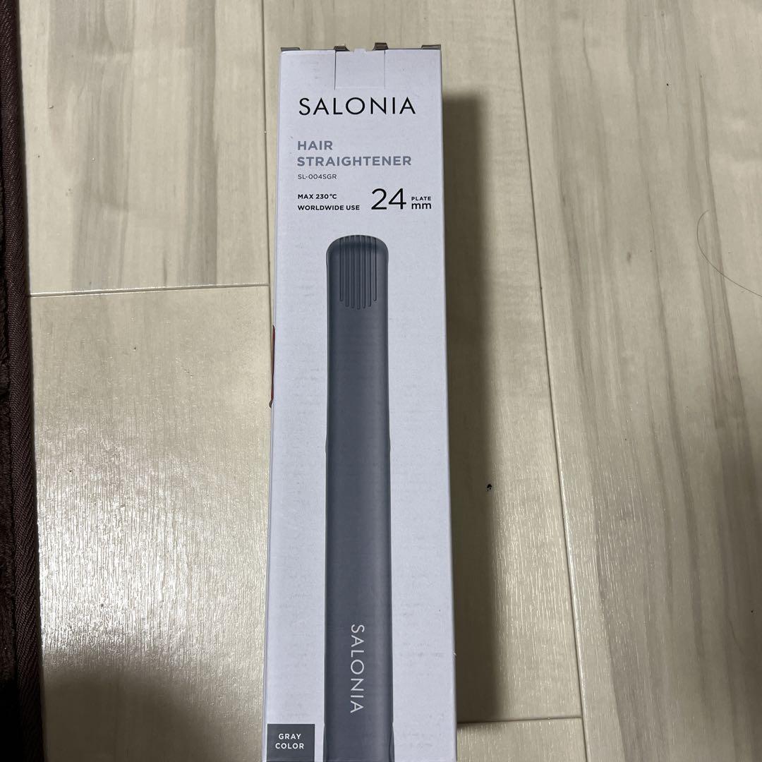 SALONIA SALONIA ストレートヘアアイロン グレー