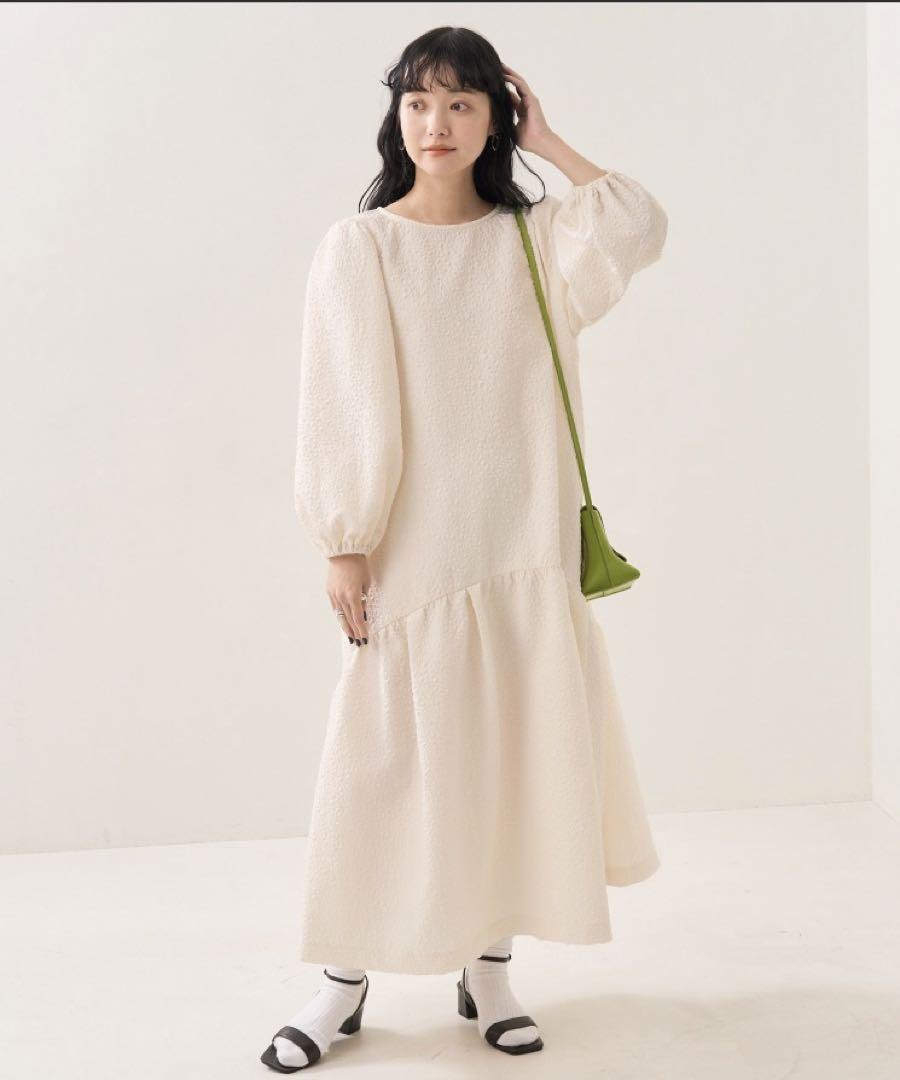 【美品】入学式　ワンピース　ジャガード　フリークスストア