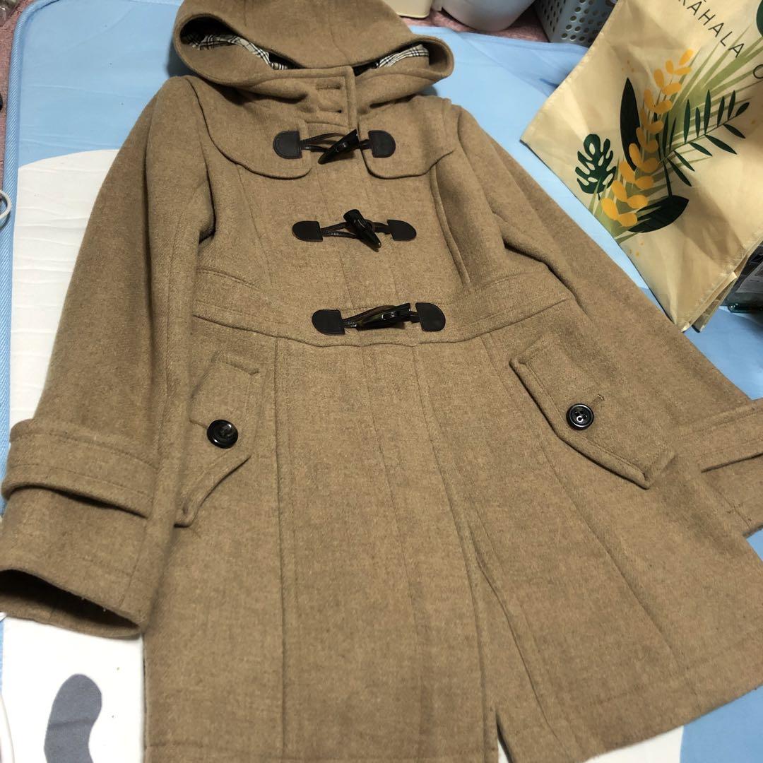 ギラロッシュ アンゴラ コート ダークグレー M - ジャケット・アウター