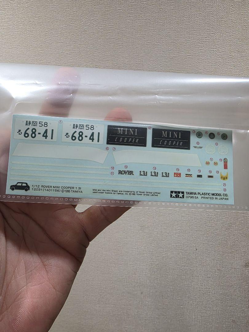 ◆未組立品◆タミヤ 1/12 ローバー ミニクーパー