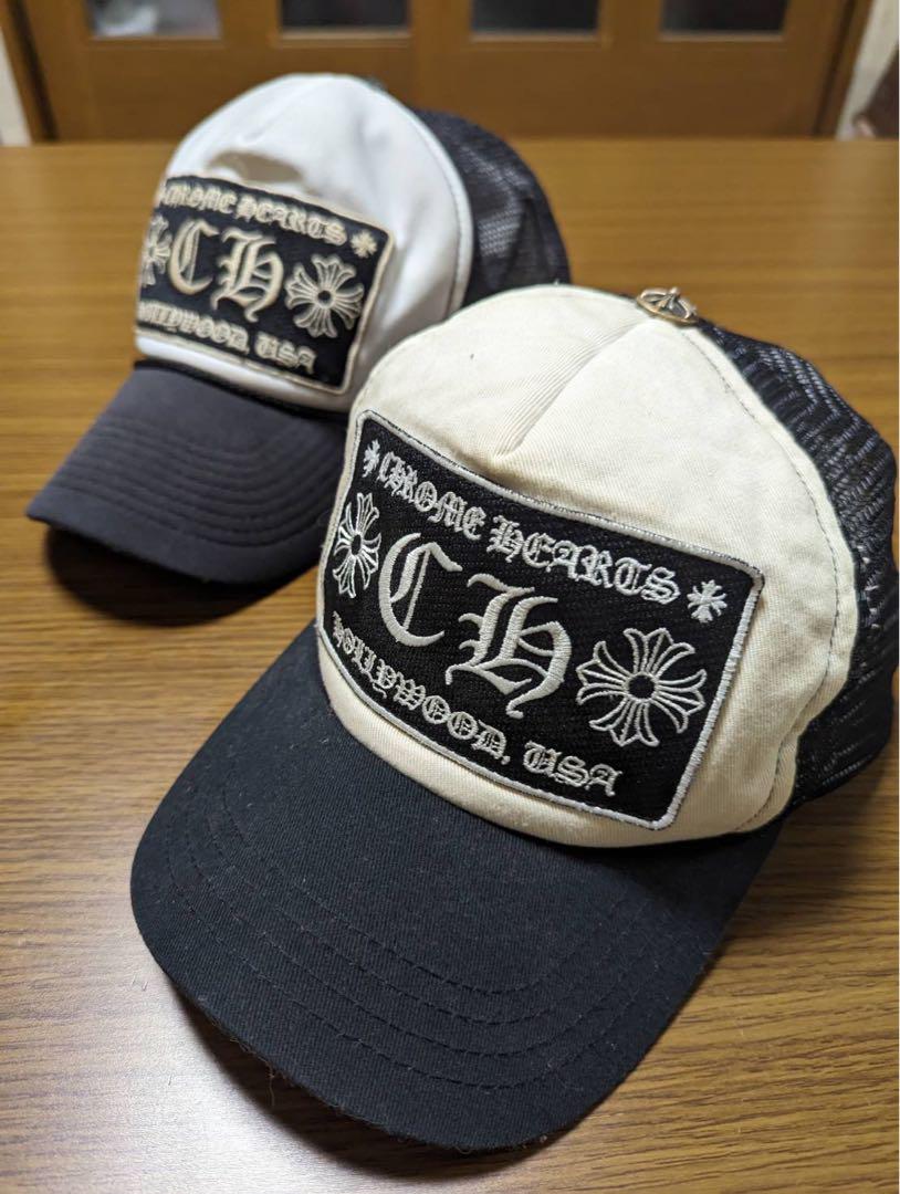 いいネット通販 - 全国送料無料でお届けします クロムハーツ CH Tracker Cap メッシュ キャップ袋付き 帽子