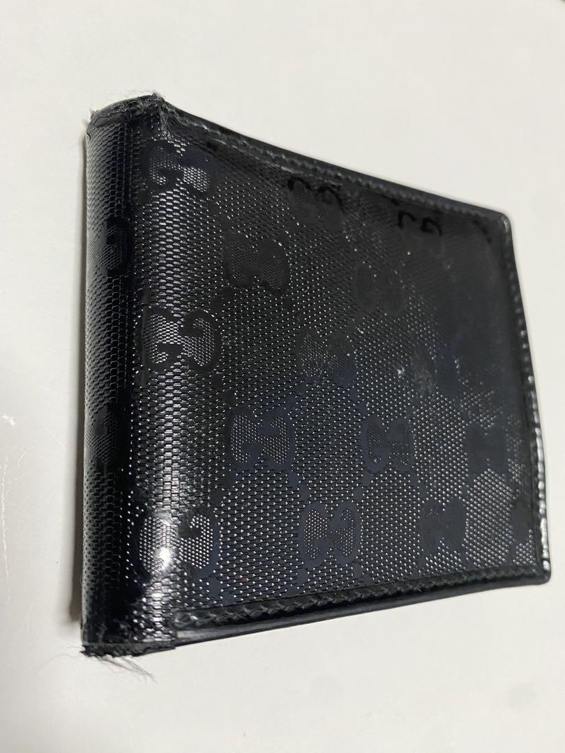 GUCCI グッチ GG ブラック 二つ折り財布
