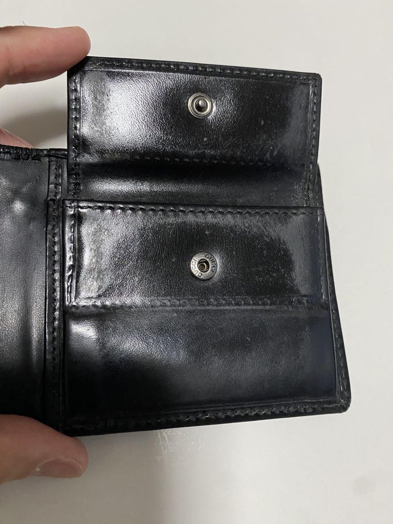 GUCCI グッチ GG ブラック 二つ折り財布