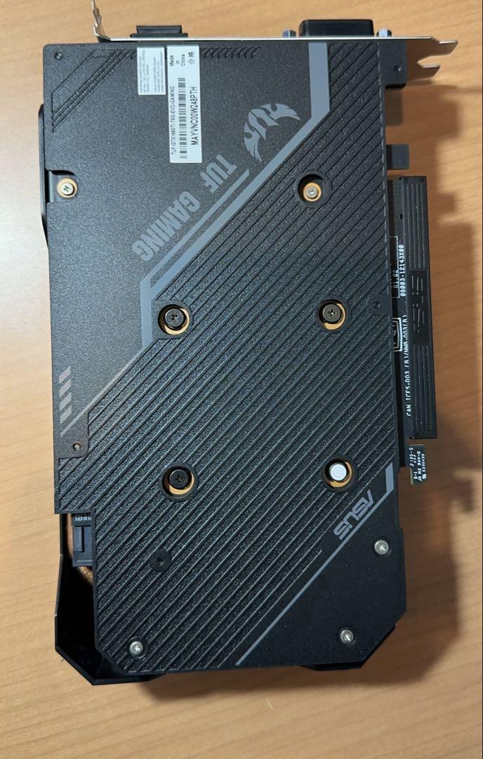 グラフィックボードAsus TUF-GTX1660TI-T6G