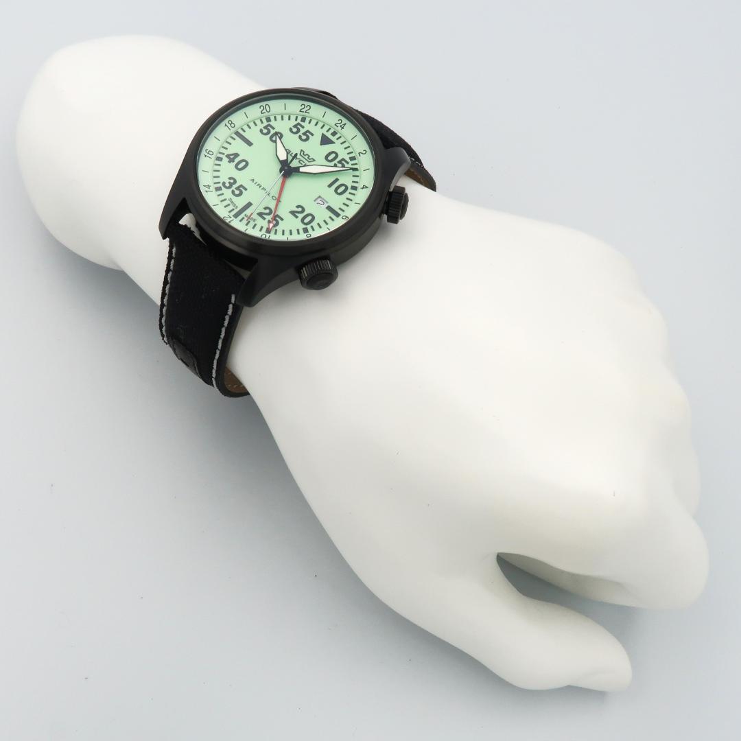 Glycine GL0439　GMT ミリタリー エアパイロット　夜光文字盤