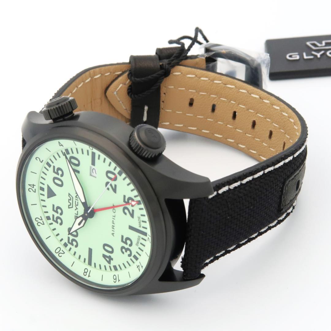 Glycine GL0439　GMT ミリタリー エアパイロット　夜光文字盤