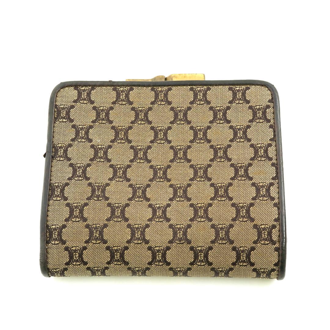 ✨新品未使用✨　CELINE ミニ財布　マカダム　トリオンフ　がま口　折り財布 ✨新品未使用✨ CELINE ミニ財布 マカダム トリオンフ がま口