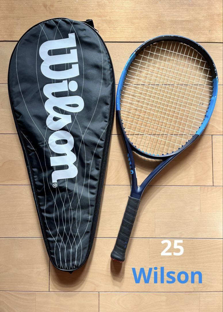 Wilson ウルトラ ジュニア テニスラケット 25 ネイビー(ケース付き)
