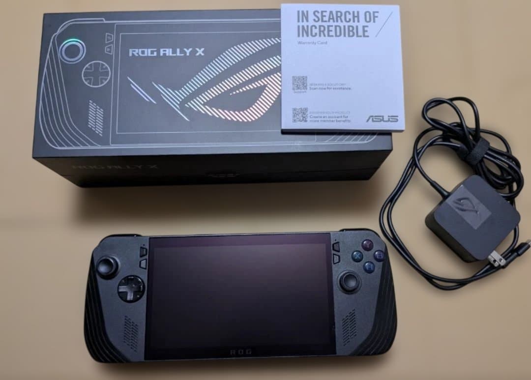 ROG Ally X ブラック RC72LA-Z1E24G1T 4tb換装ASUS