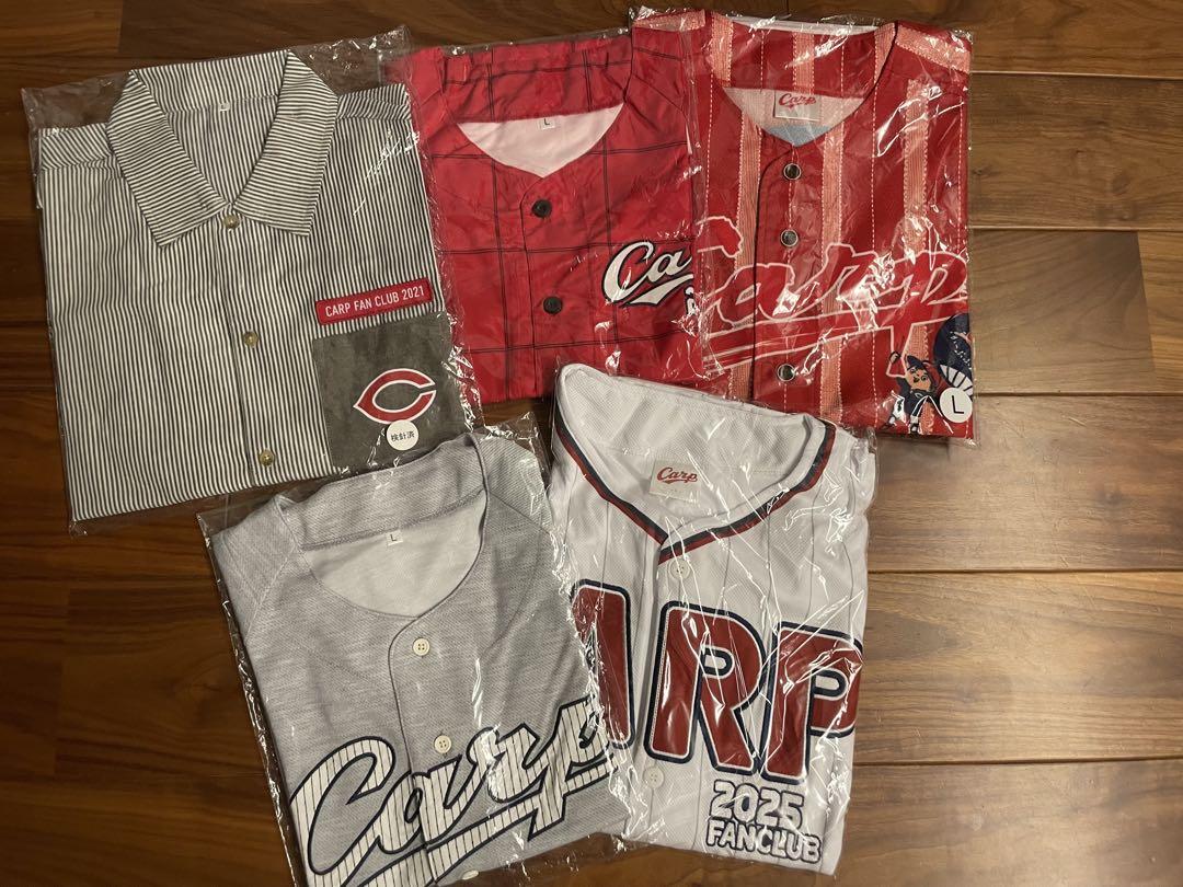 カープ ファンクラブグッズ＊ユニフォーム 5点セット 広島東洋カープ - CARP ファンクラブ ユニフォームセット 非売品