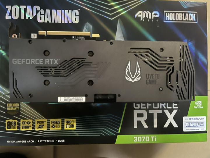 美品】 ZOTAC GAMING GeForce RTX 3070 Ti AMPHolo PCパーツ 家電・スマホ・カメラ¥41,318-www.montevideocollege.edu.uy 美品】 ZOTAC GAMING GeForce RTX 3070 Ti AMPHolo PCパーツ 家電・スマホ・カメラ¥41,318-www.montevideocollege.edu.uy