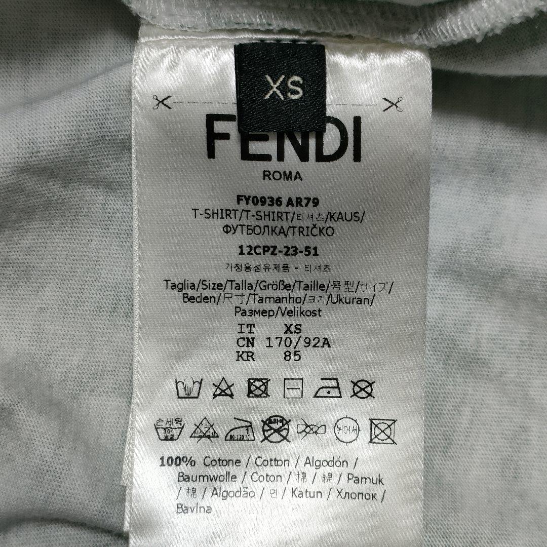 FENDI　24ss　Tシャツ　ズッカ　グリーン　XS