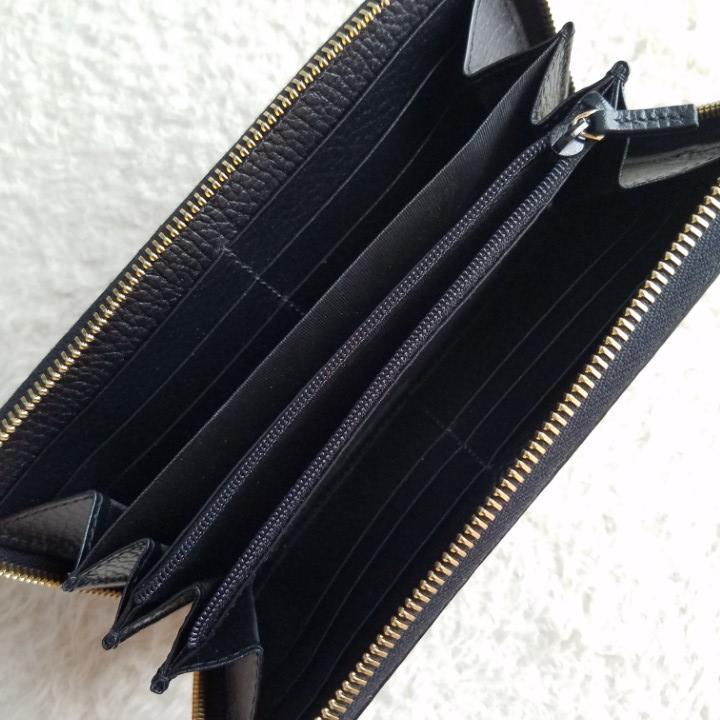 GUCCI グッチ GG スプリーム ジップ アラウンド ウォレット 長財布