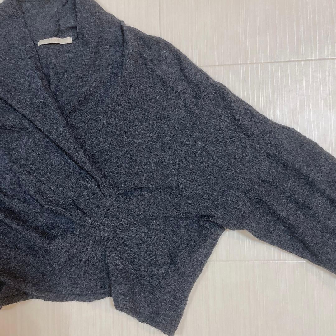 美品✨Plage 24AW ウール カシュクール プルオーバー ニット