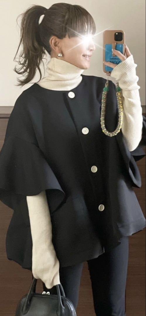 新品未使用cen. フリルスリーブスプリングコート
