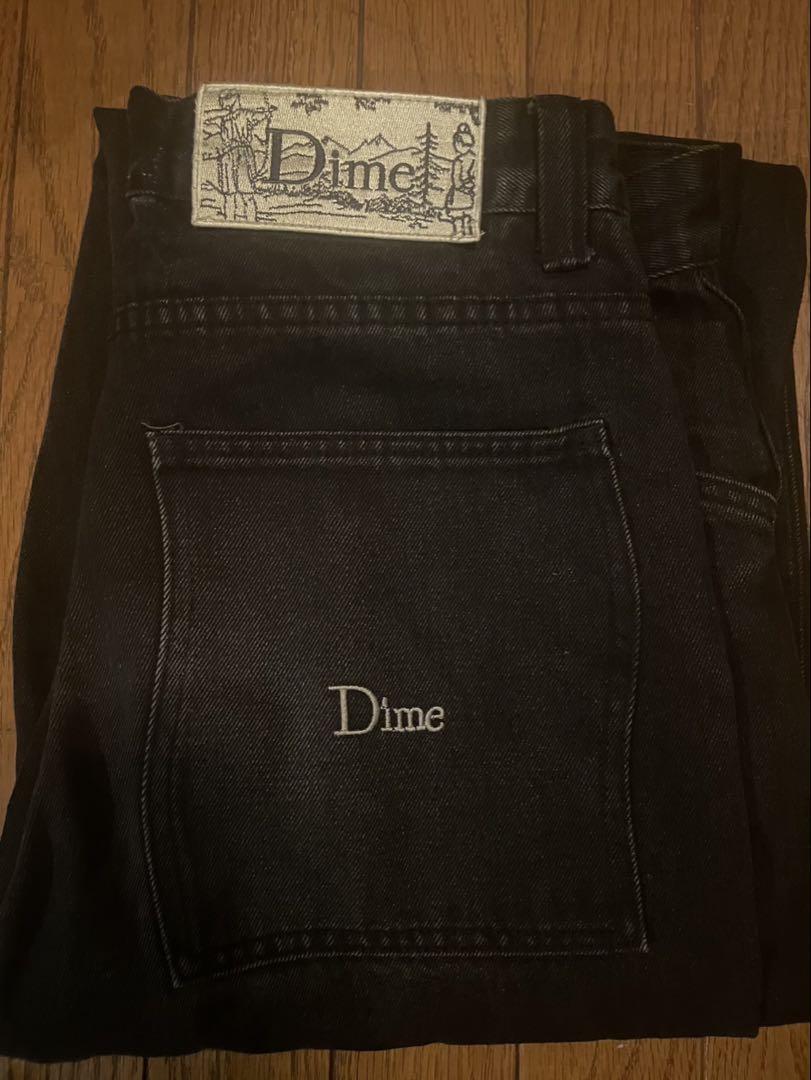 Dime ブラックデニムパンツ