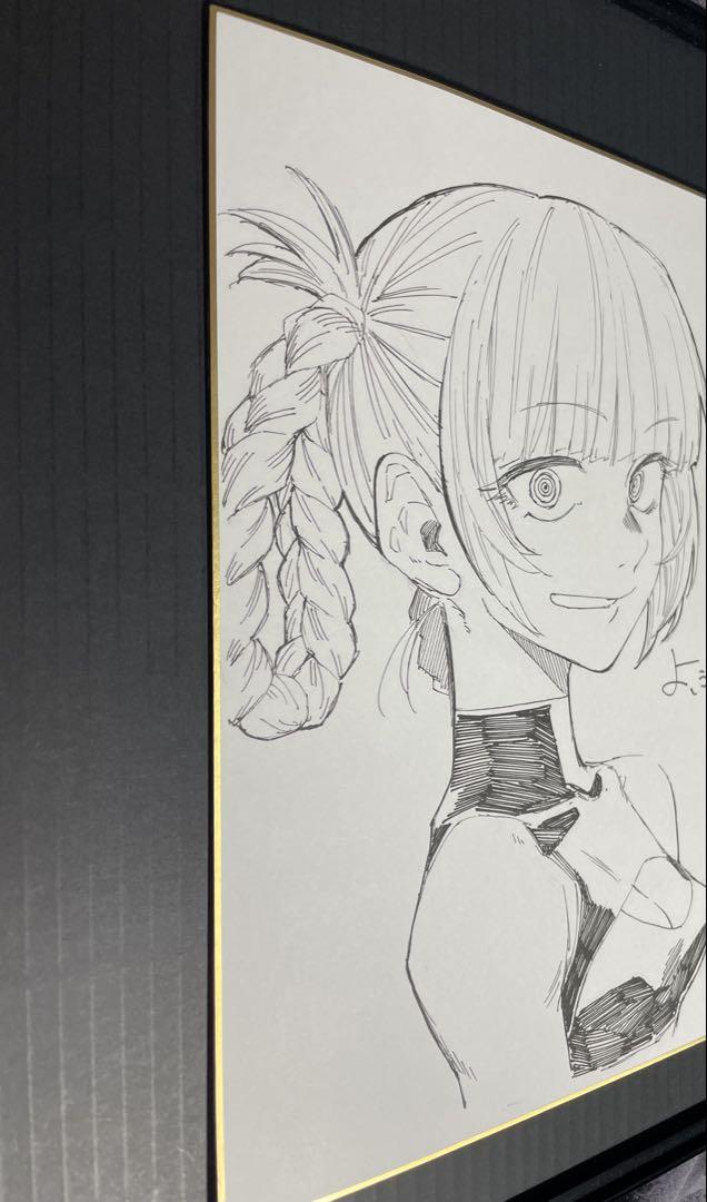 よふかしのうた キャラクターサイン色紙 A4 TVアニメ『よふかしのうた』 - 朝井アキラ Ani-Art A3マット加工