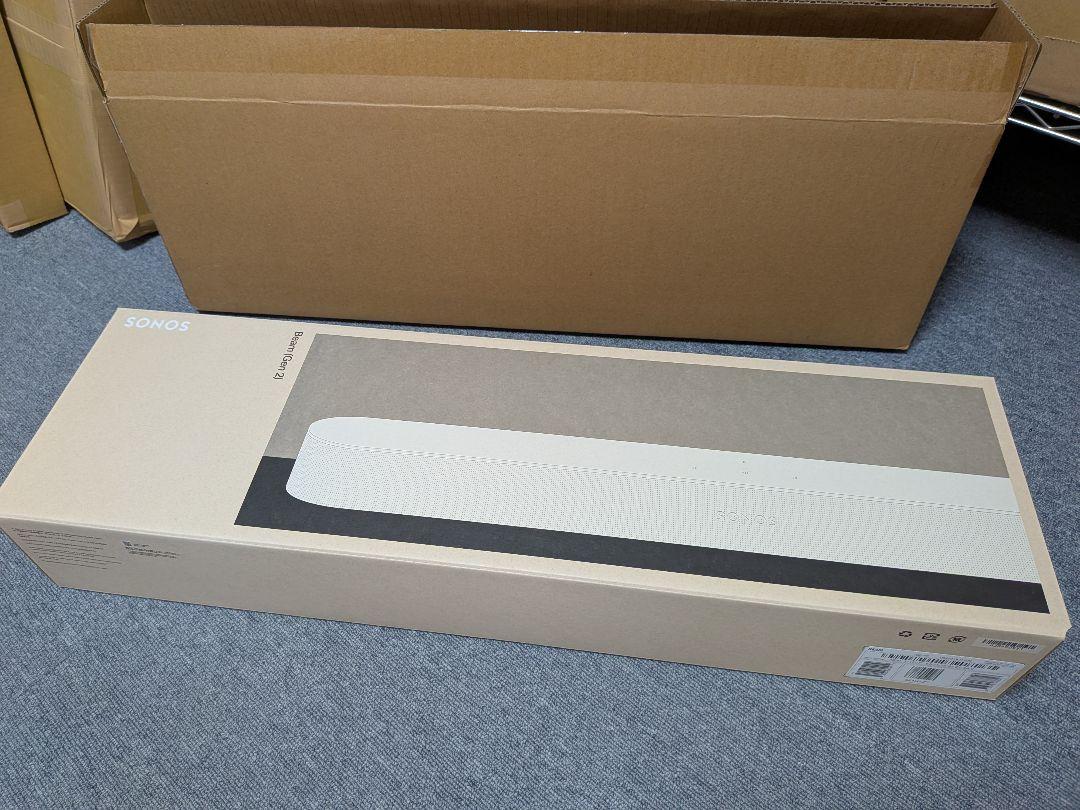 半額 50％OFFの通販 Gen2 Beam Sonos ホワイト ケーブル未使用 ヨドバシ正規品 スピーカー・ウーファー