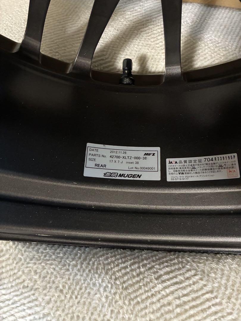 無限MUGEN CR-Z 無限RZ専用 MFZ 鍛造ホイール 1本
